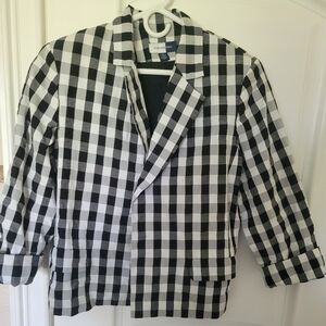 Jones Wear Studio Gingham Blazer